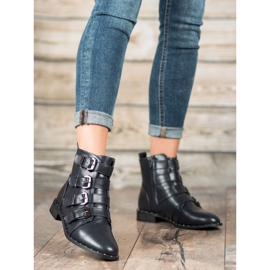 Cm Paris Stiefel mit Schnallen blau 2