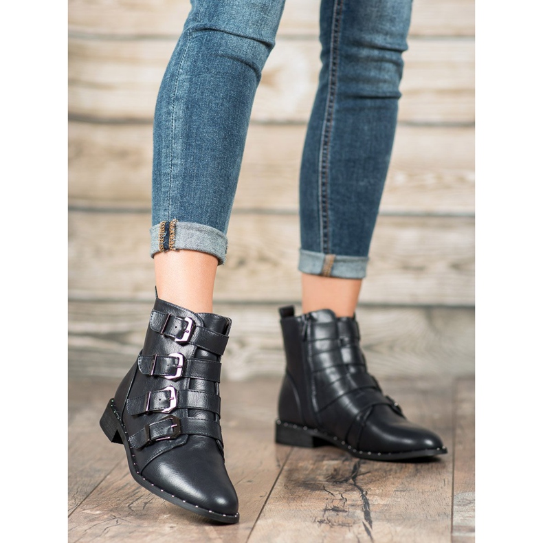 Cm Paris Stiefel mit Schnallen blau 2