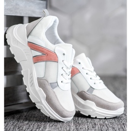 SHELOVET Sportschuhe weiß rosa mehrfarbig 2