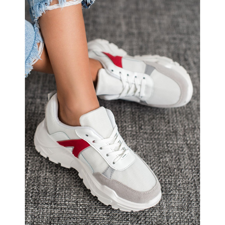 SHELOVET Sportschuhe weiß rot mehrfarbig 2