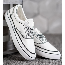 Bestelle Modische Turnschuhe weiß 2