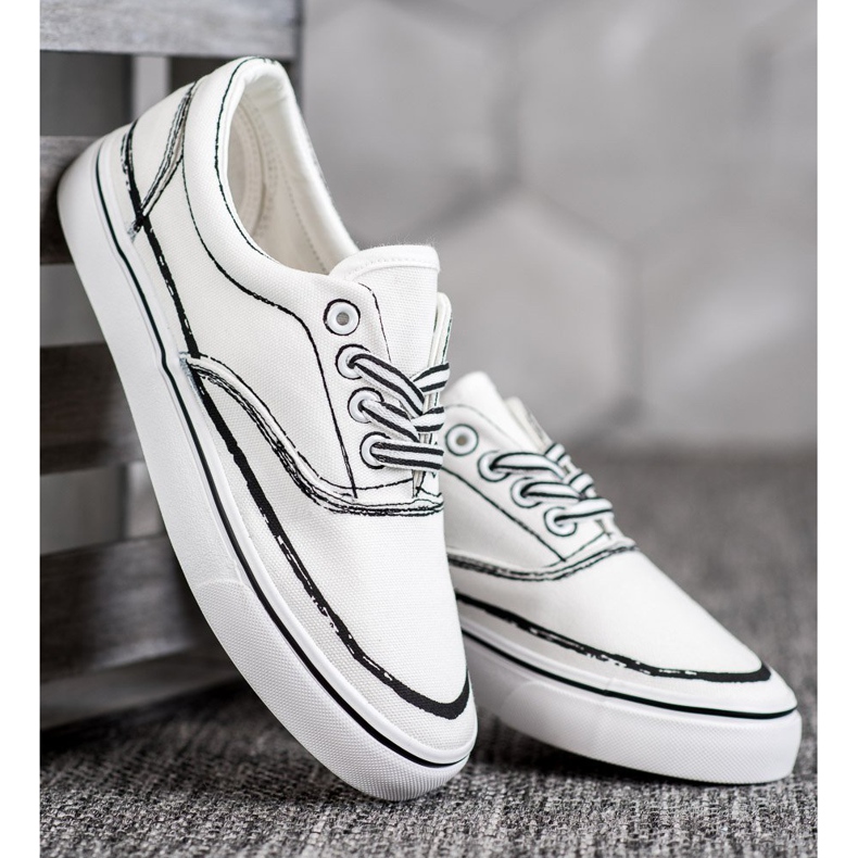 Bestelle Modische Turnschuhe weiß 2