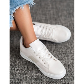 Emaks Mode-Turnschuhe weiß 1