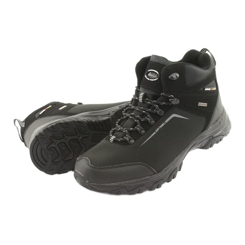 American Club Amerikanische Trekking-Winterstiefel mit Membran schwarz 4