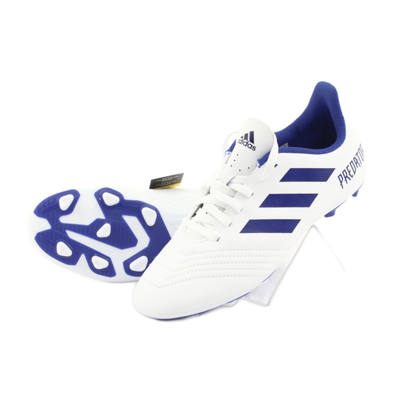 Adidas Predator 19.4 FxG Jr CM8542 Fußballschuhe weiß 4