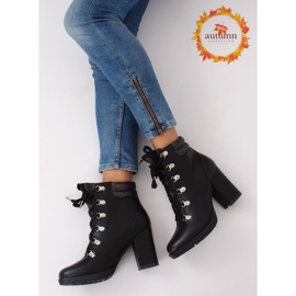 Schwarze High Heels 8992-PU Schwarz 1