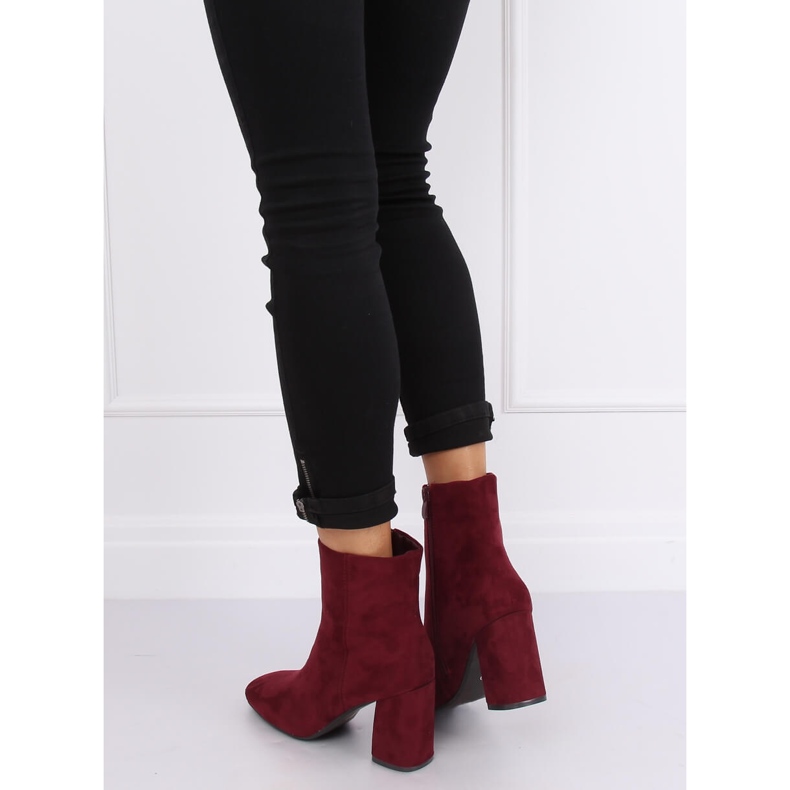 Maroon 3486 Weinrote High Heels 2