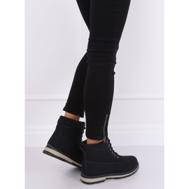 Schwarze isolierte Holzstiefel W19-42 Schwarz 1