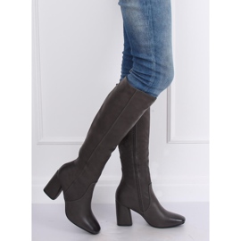 Grau High Heels klassisch grau 5319 Grau 1