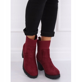 Maroon M370 Wein High Heels rot 2