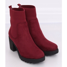 Maroon M370 Wein High Heels rot 1
