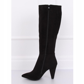 Klassische schwarze High Heels 8677 Schwarz 1