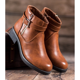 Abloom Braune Stiefel mit Öko-Leder 2