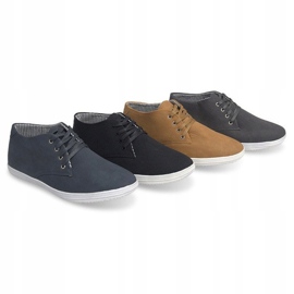 Modische hohe Sneakers 3232 Marineblau 1