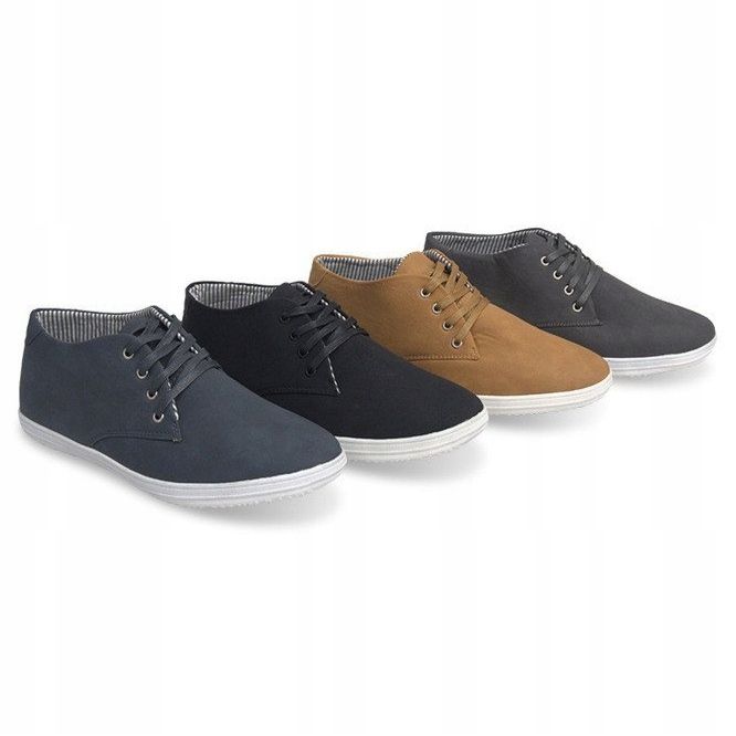 Modische hohe Sneakers 3232 Marineblau 1