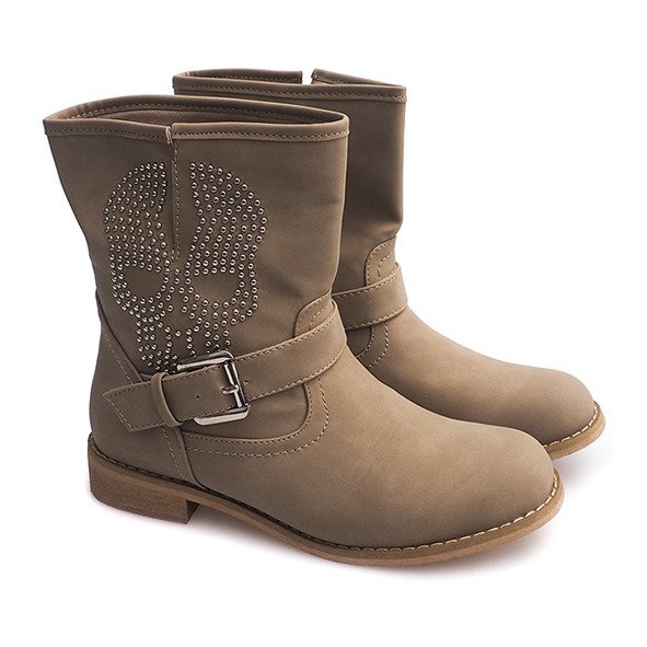Saszki Czacha Stiefel 8991 Khaki mehrfarbig grün 1
