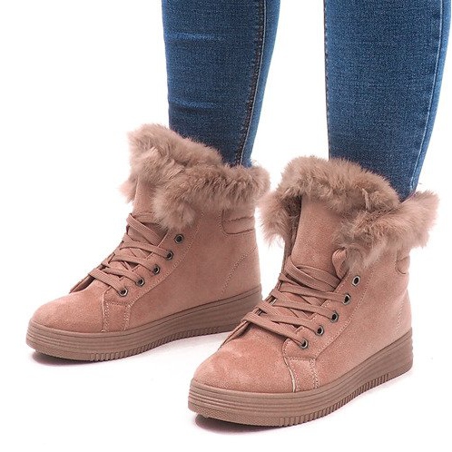 Warme Turnschuhe AB-14 Rosa 1