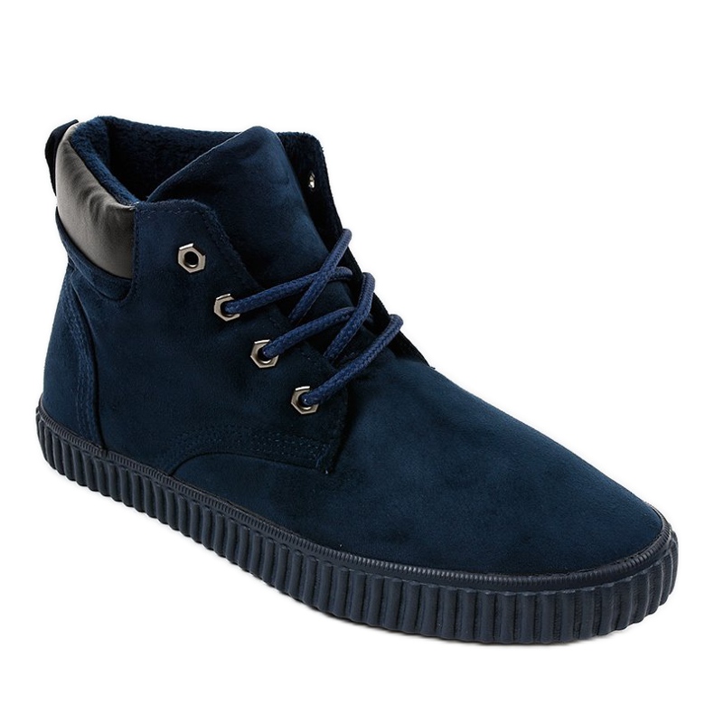 Marineblauer, isolierter Herren-Sneaker AN06 1
