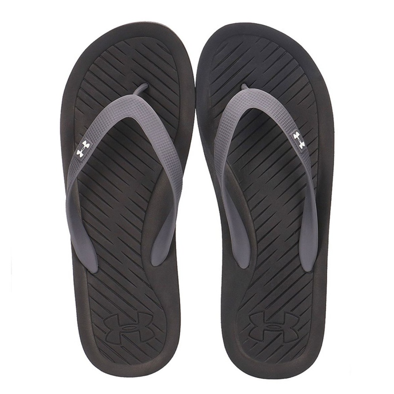 Under Armour AtlanticDune M 1252506-004 Hausschuhe schwarz grau 1