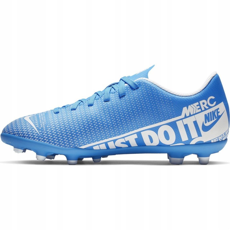 Nike Mercurial Vapor 13 Club FG / MG Jr AT8161-414 Fußballschuhe blau blau 2