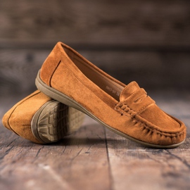 Sixth Sense Wildleder-Loafer braun 1