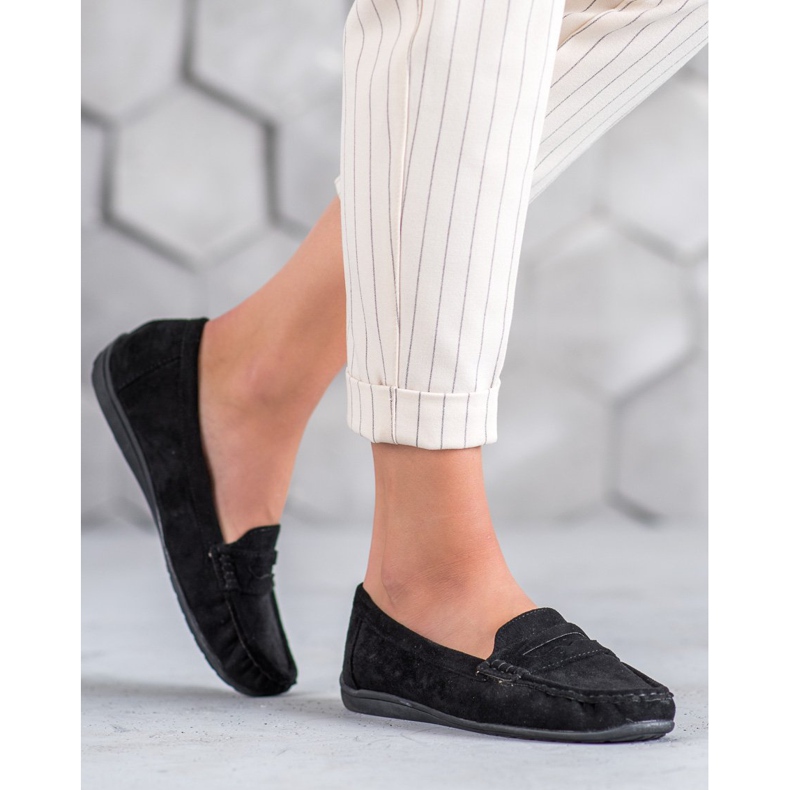 Sixth Sense Wildleder-Loafer schwarz 1