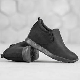 Sport Slip-On-Schuhe für Damen schwarz 1