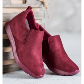 Sport Slip-On-Schuhe für Damen rot 2