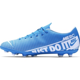 Nike Mercurial Vapor 13 Club FG / MG M AT7968-414 Fußballschuhe blau blau 2