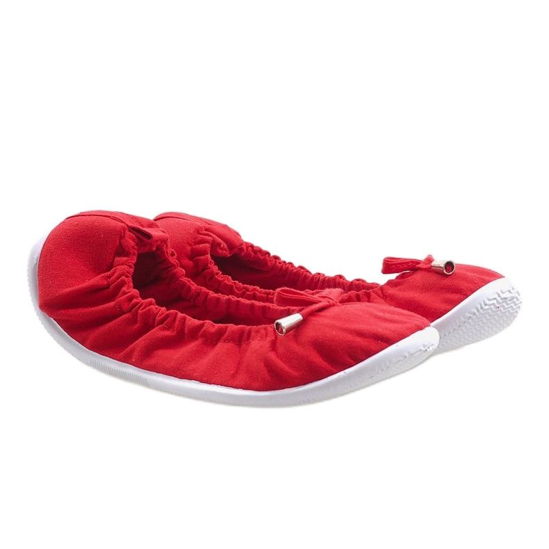 Klassische Ballerinas VB1 Rot 1
