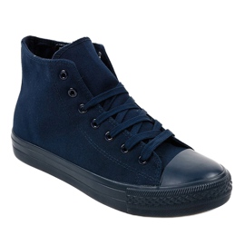 Marineblaue High-Top-Sneaker für Herren XN50 1