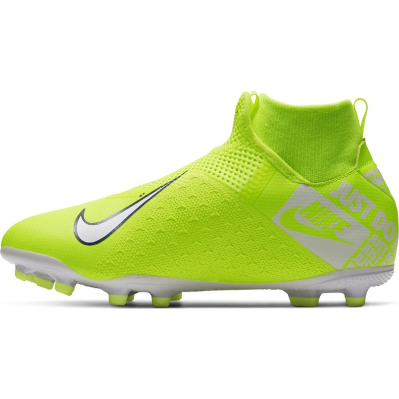 Nike Phantom Vsn Academy Df FG / MG Jr AO3287-717 Fußballschuhe gelb gelb 2