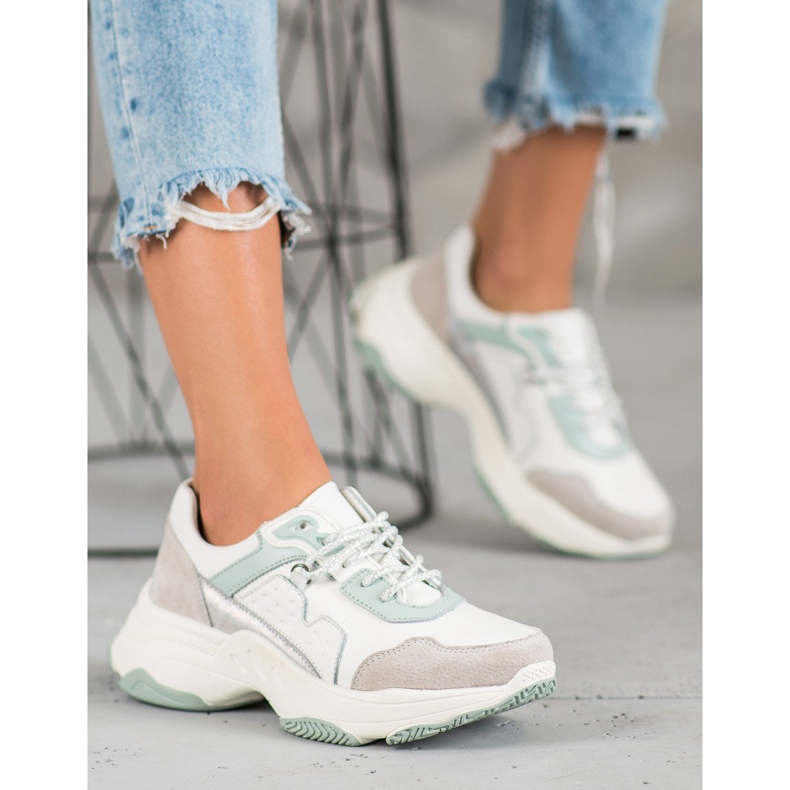 Vinceza Sportschuhe zum Schnüren grau 1