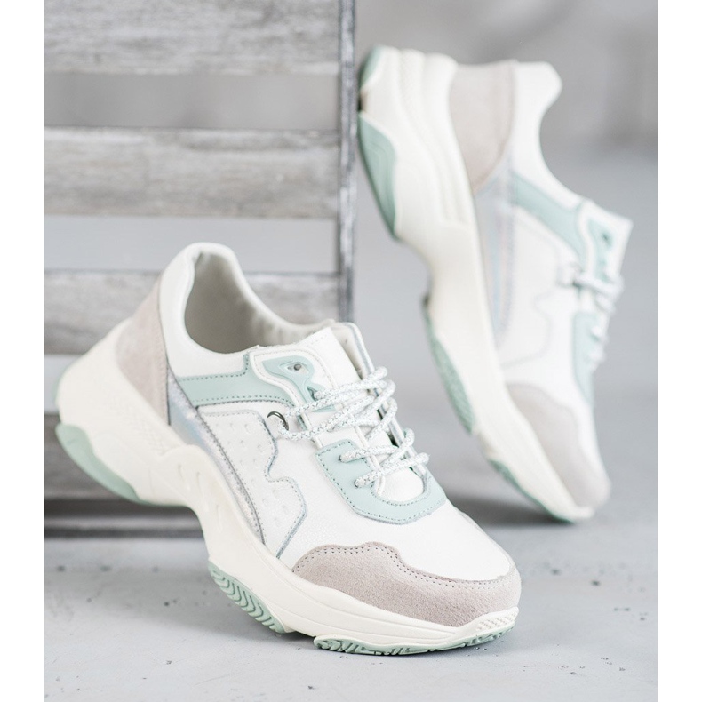 Vinceza Sportschuhe zum Schnüren grau 2