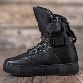 Diamantique Hohe schwarze Stiefel 1