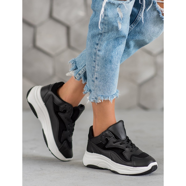 SHELOVET Sportschuhe schwarz 1