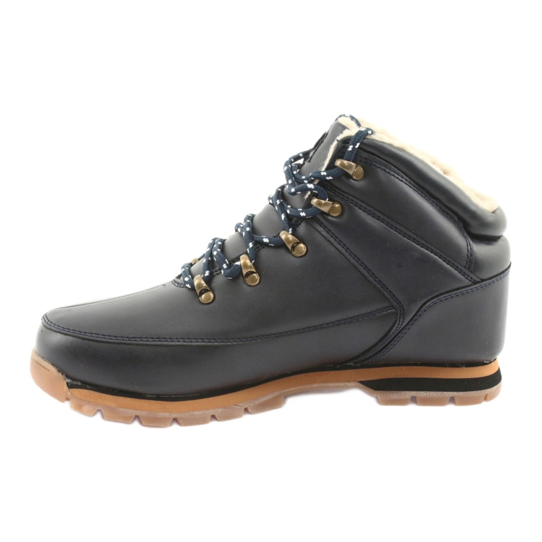 American Club Schnürstiefel ES40 marine navy blau 2