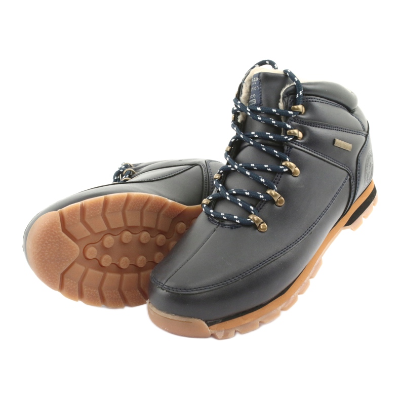 American Club Schnürstiefel ES40 marine marineblau 4
