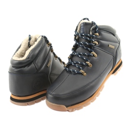 American Club Schnürstiefel ES39 marine navy blau 3