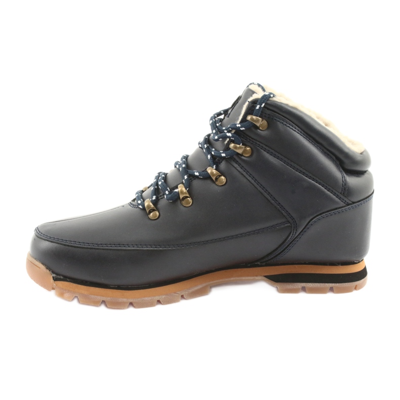 American Club Schnürstiefel ES39 marine navy blau 2