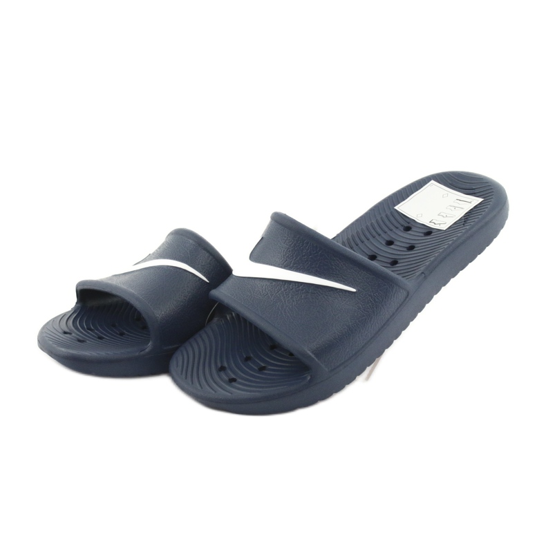 Nike Kawa Shower 832528 400 Hausschuhe weiß navy blau 3
