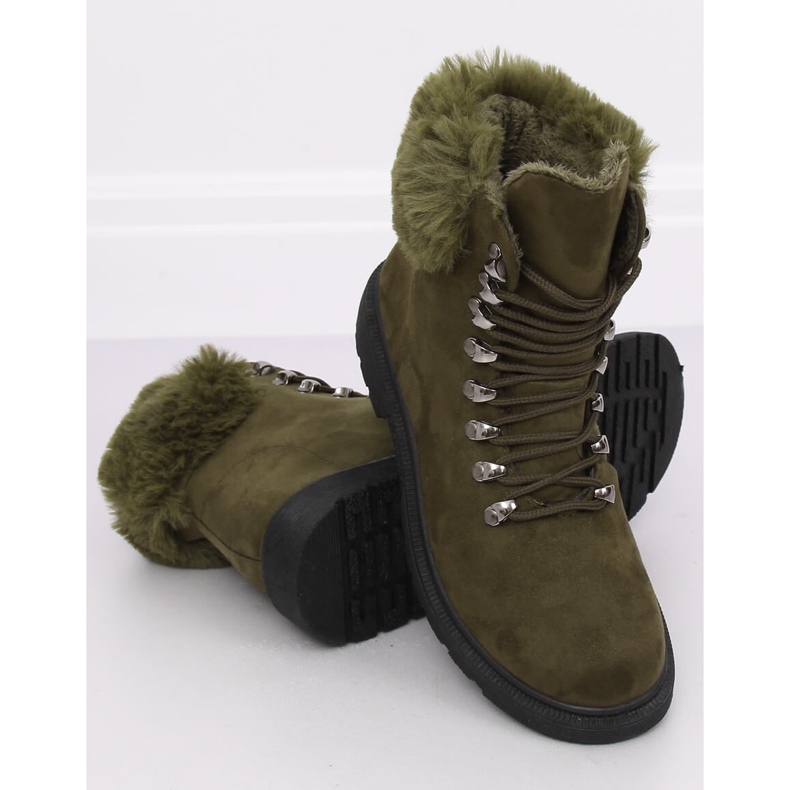 Grüne Damen Wanderschuhe Y260-9 Grün 2