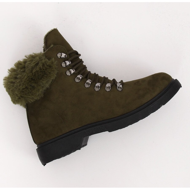 Grüne Damen Wanderschuhe Y260-9 Grün 1