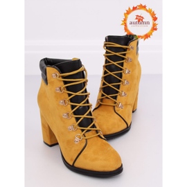 Timber Stiefel High Heels Honig 995-29 Gelb 1