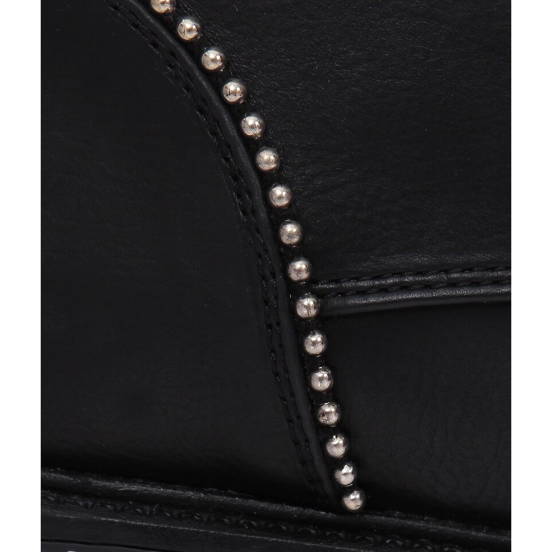 Schwarze Schnürstiefel für Damen C137 Black 1