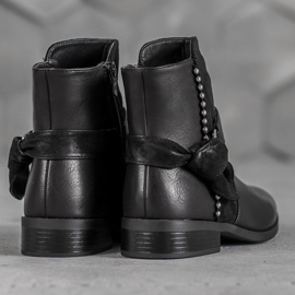 SDS Schwarze Damenstiefel 2