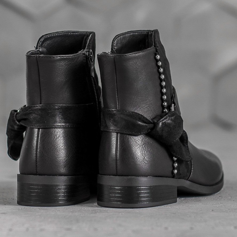 SDS Schwarze Damenstiefel 2