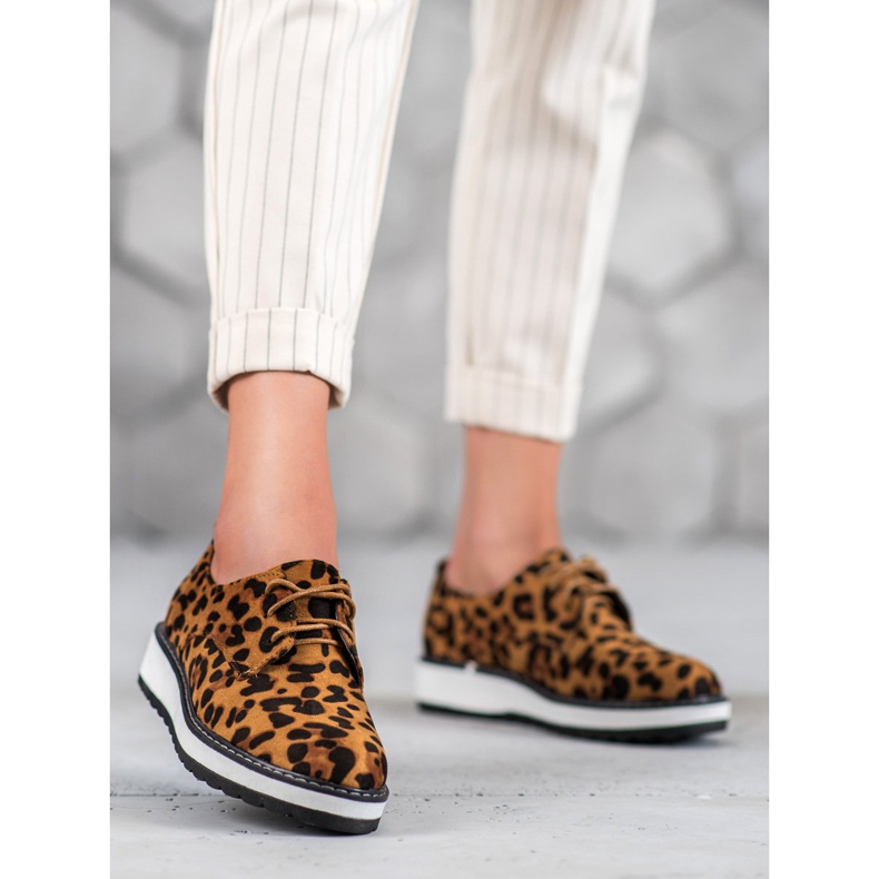 Marquiz Damen-Brogues mit Flecken mehrfarbig 1