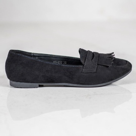 Nio Nio Wildleder-Loafer schwarz 2