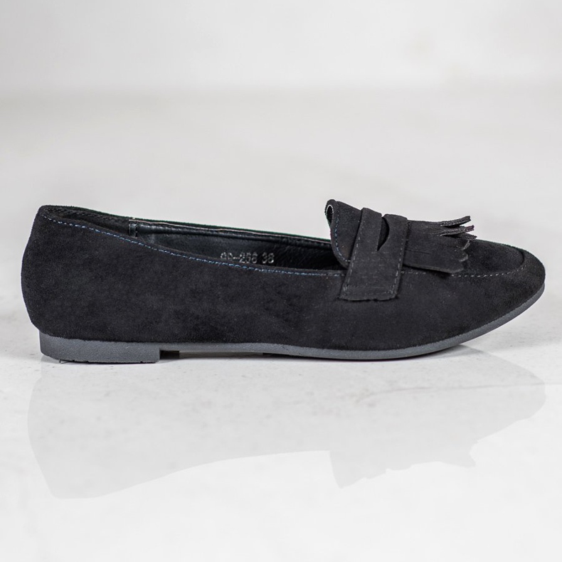 Nio Nio Wildleder-Loafer schwarz 2